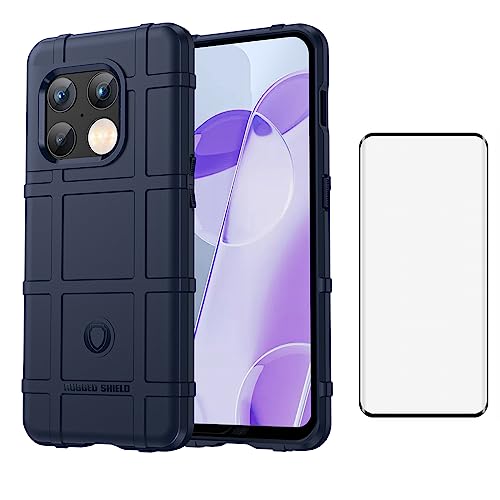 Coque OnePlus 10 Pro 5G Asuwish rigide et fine avec protection d'écran en verre trempé