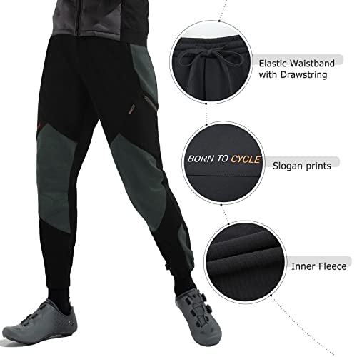 Santic Pantaloni Ciclismo Uomo Lunghi Invernale