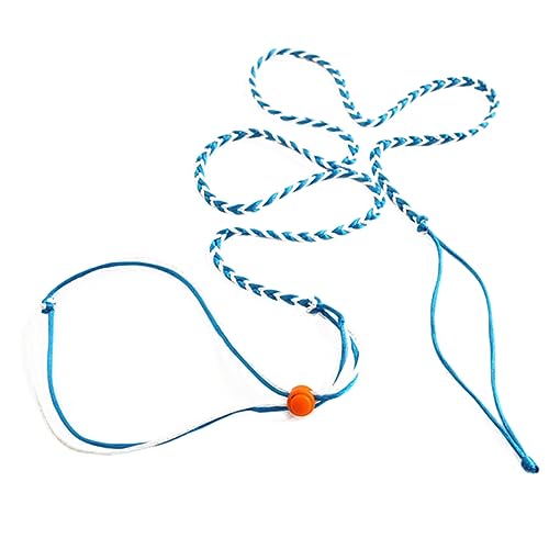 POPETPOP Pet Rat and Mouse Harness with Adjustable Chest Strap Rope Leash Soft and Comfortable for Hamsters Squirrels and Rabbits Random Color Random Color