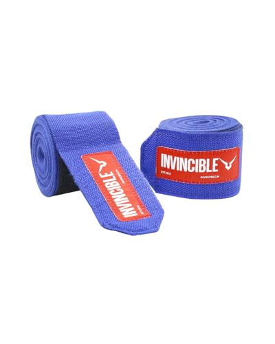Image of Invincible Mexican Style Semi-Stretch Hand Wraps (Purple, 4.5 Meter)