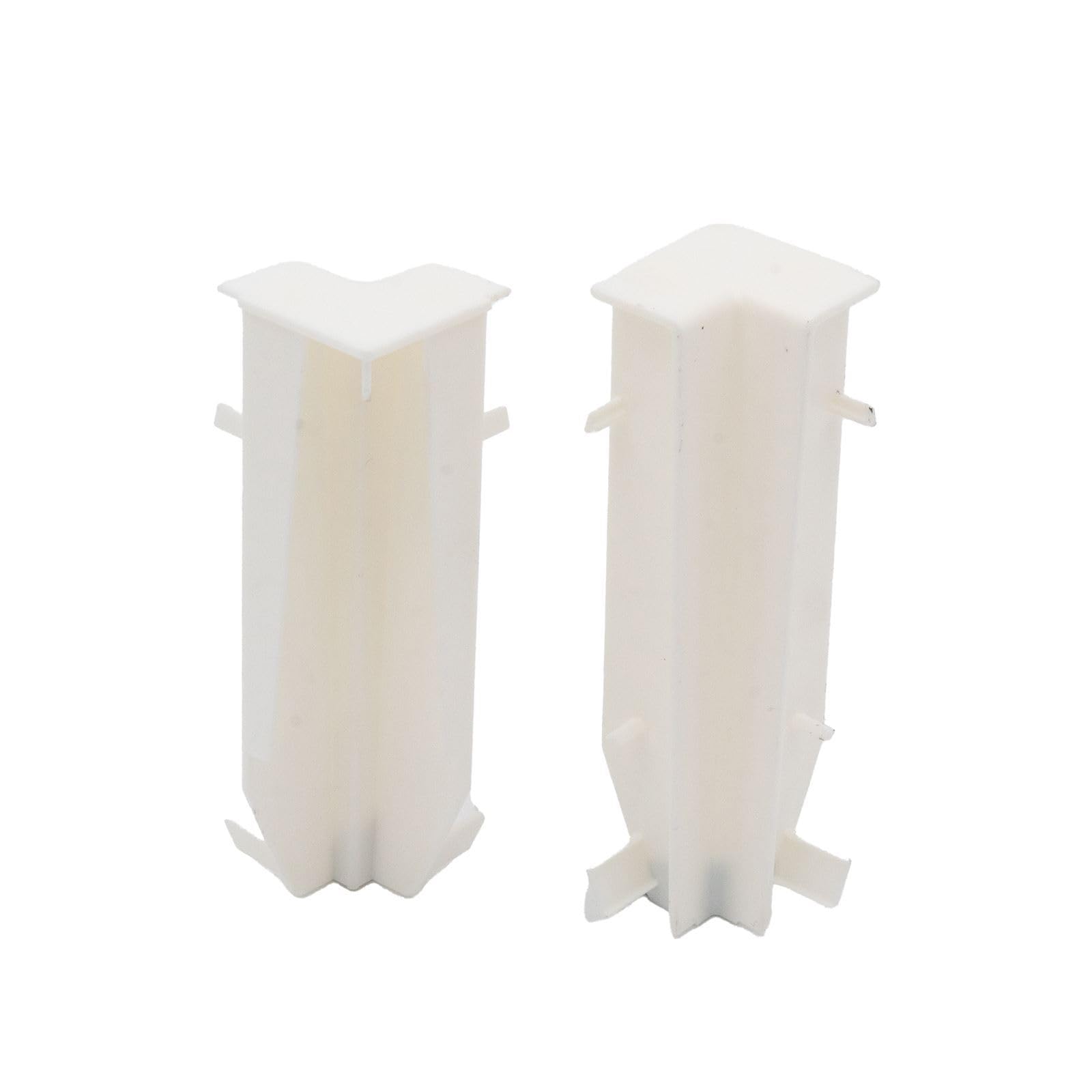 Trumax White Masterline 80Mm Plastic Skirting Board Internal Corner (X 2)