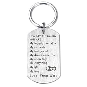 CPLJW Soulmate Anniversary Valentine Wedding Keychain Gifts for Love Husband Wife Girlfriend Boyfriend Birthday Gifts