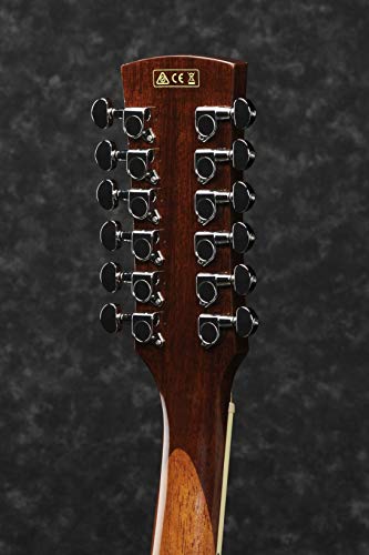 Ibanez PF1512CE-NT Guitare électro-acoustique 12 cordes Naturel brillant - Les Beatles, Paul McCartney, John Lennon, RIngo Starr, George Harrison Ibanez PF1512CE-NT Guitare électro-acoustique 12 cordes Naturel brillant – Image 5