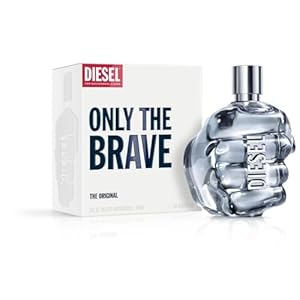 Diesel Only The Brave, Iconic Eau de Toilette Aftershave, Perfume For Men, The Original Fresh Men’s Fragrance, Citrus Woody Fragrance with Lemon, Mandarin, Leather & Cedar