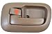 PT Auto Warehouse TO-2530B-LS - Inside Interior Inner Door Handle/Trim, Brown - Driver Side Front