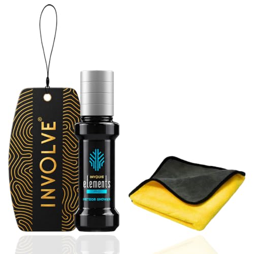 Image of Involve Combo Offer : Involve Element Pro Meteor Shower + Microfiber Cloth (Multicolor) car accessories| car air freshener |Car fresheners|Microfiber cloth for car