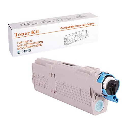 Compatible Toner Cartridges For Oki Okidata C532 Mc573 C532Dn C542Dn Mc563Dn Mc573Dn Printers 46490604, 46490603, 46490602, 46490601 High Yield Bk/7K And Cmy/6K Pages (4-Color Pack) #TOP3
