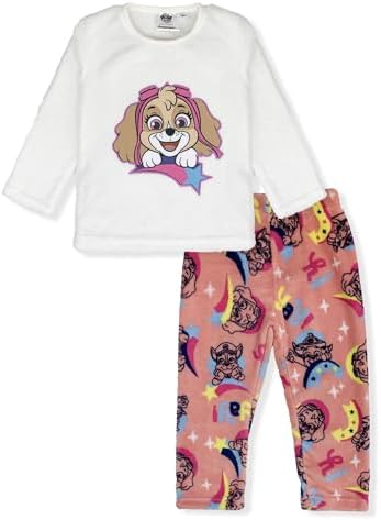 Pigiama Intero Paw Patrol Per Bambina - Tuta In Pile Con Cappuccio Di Skye - Foto 8