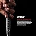 Golf Pride CPX Golf Club Grip - Quilted Texture Grip & Soft, Tacky Feel for Comfort & Control - Less Tension & More Power with Plus4 Technology - Midsize