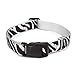 East Side Collection Zebra-Print Nylon Dog Collar, 10â€“16 Inch