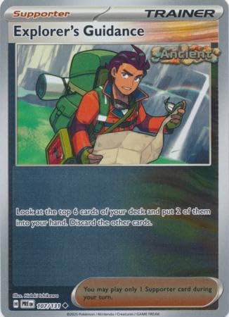 Pokemon - Explorer’s Guidance 107/131 Prismatic Evolutions – Reverse Foil Single Card