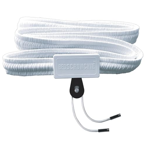 BED SCRUNCHIE - Bed Snugger - Bed Sheet Holder Band - Fits All Mattress Sizes - Corner Holder for Sheets & Blankets - Hold 360 Degree Bed Sheet and Blanket Tightener (1-Pack) (1 Pack)