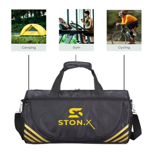 Unisex Gym Duffel Bag – 24L Waterproof Sports Bag with Shoe Compartment, Wet Pocket & Multiple Compartments – Lightweight Travel & Workout Bag for Men & Women