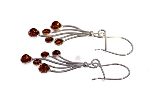 Bella 925 argento Sterling e ambra baltica