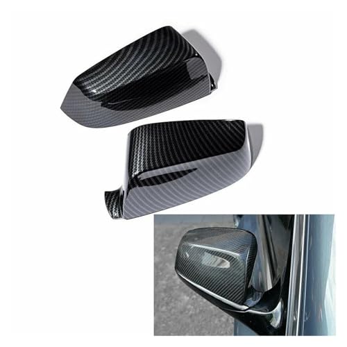 Coque de rétroviseur latéral BMW E60 F10 anti-rayures aspect carbone