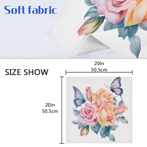 Servilletas de Tela Multicolor Set x6 20 x 20 in miniatura 6