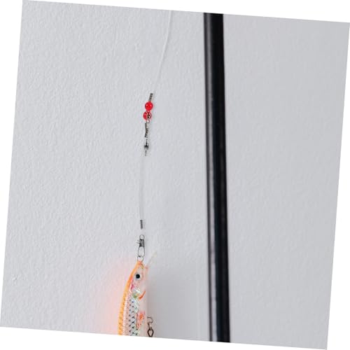 Línea de pesca profesional de 6 piezas ibasenice de nylon y acero inoxidable miniatura 6