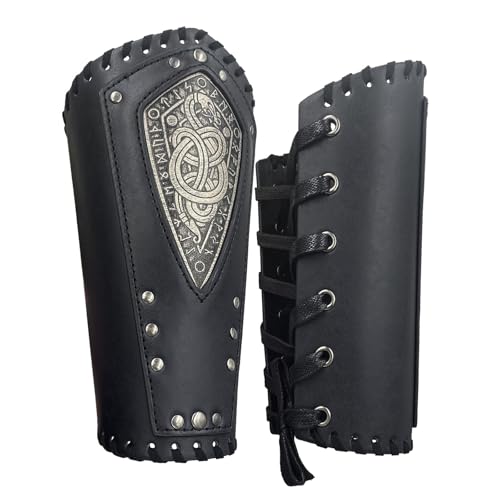 Protectores de brazo medievales para juegos de rol y recreaciones de soldados piratas