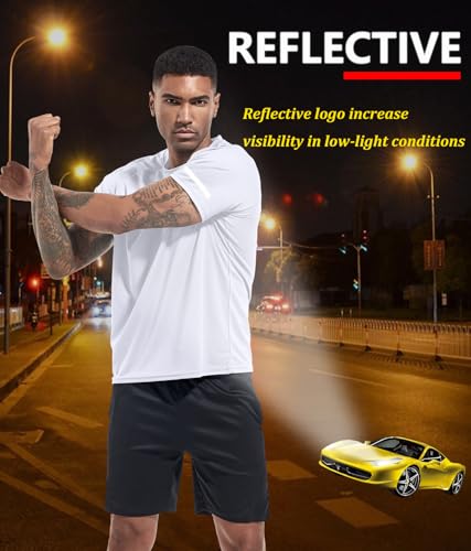 Image of Boyzn 1 or 3 Pack Men's Workout Running Shirts, Dry Fit Moisture Wicking T-Shirts, Sports Gym Athletic Short Sleeve Shirts