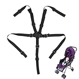 Hochstuhl-Sicherheitsgurte,5 Punkt Gurt Hochstuhl,Sicherheitsgurt,Baby Geschirr Kinderwagen Zubehör,Universal Kinderschutz Gurt,Verstellbare Wandelbare Baby Sicherheitsgurt Für Hochstuhl/Kinderwagen