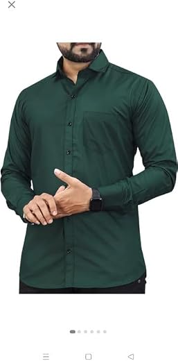 Mens Solid Slim Fit Shirt | Formal Shirts | Men Office Wear | Formal Shirts for Men Office Wear Branded A221-Plain Shirt
