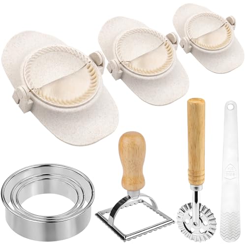 TUZHE Dumpling Maker Set 9-teilig Ravioli Former Teigtaschenformer für Dumpling Ravioli Machen