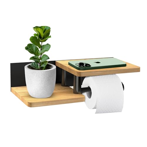 Daal 0001 Toilettenpapierhalter mit Ablage