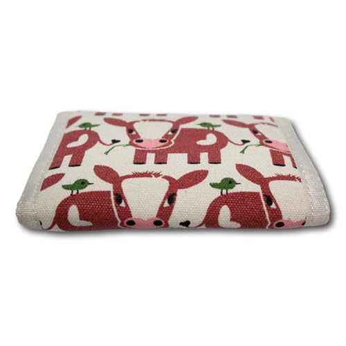 bungalow 360 Trifold Vegan Wallet (Cow)3