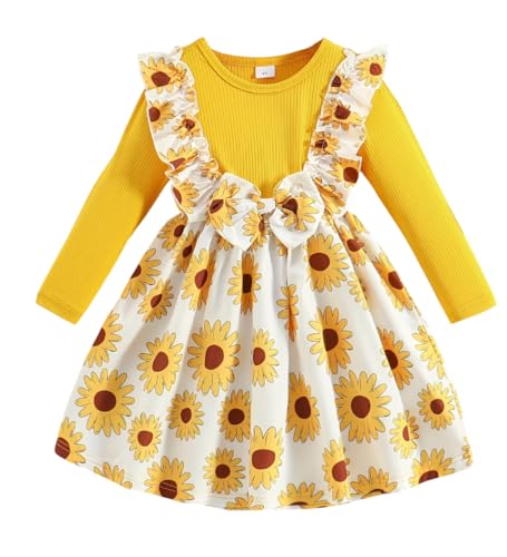Image of TAGAS Girls' Princess Dress | Girl Floral Print Dress |Dresses birthdaydress for Babygirls |
