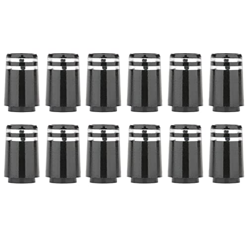 12Pcs/Pack Custom Black Tip 0.355 Golf Ferrules For Taper Tip Iron Wedge Titleist Cb Mb Ap1 Ap2 Series #TOP1