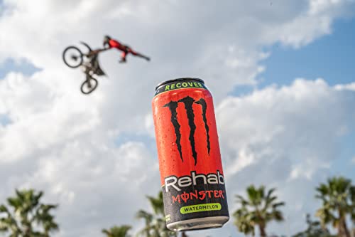 Image of Monster Energy Rehab Watermelon + Energy, Energy Drink, 15.5 Ounce