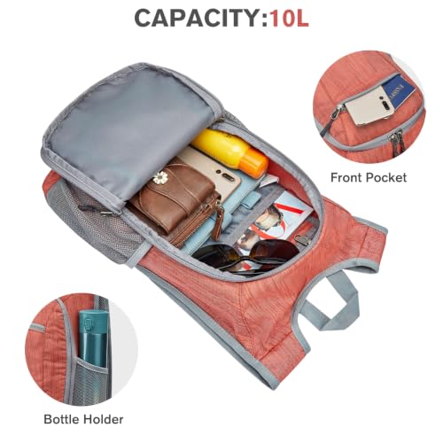 Image of G4Free 10L /15L Hiking Backpack Lightweight Packable Hiking Daypack Small Travel Outdoor Foldable Shoulder Bag