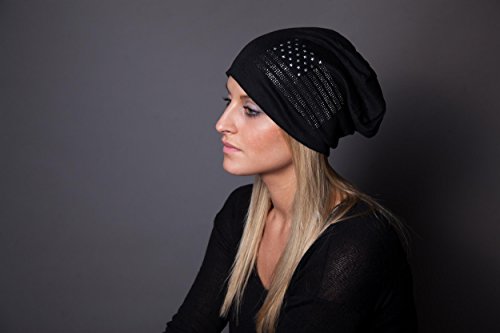 StyleBREAKER raffinata Cuffia Beanie con Design