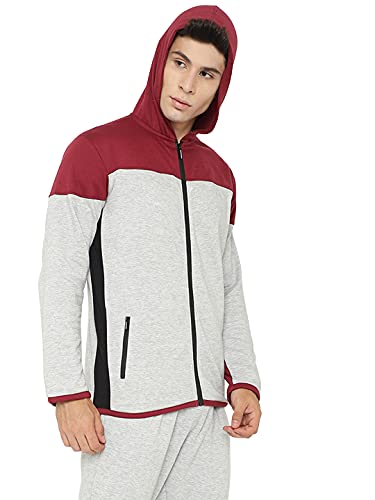 Image of CHKOKKO Fleece Men Hooded Neck Jacket