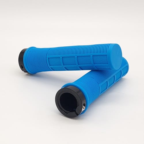 FreeY Punhos para bicicleta MTB de borracha antiderrapantes, compatível com BMX e MTB (Auzl, borracha)
