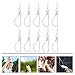 BESPORTBLE Outdoor Accessories Knot Tying Tool 10Pcs Stainless Steel Fishing Stringer Clip Portable Fish Stringer Fishing Stringer Fishing Stringer Live Outdoor Accessories Fishing Tool