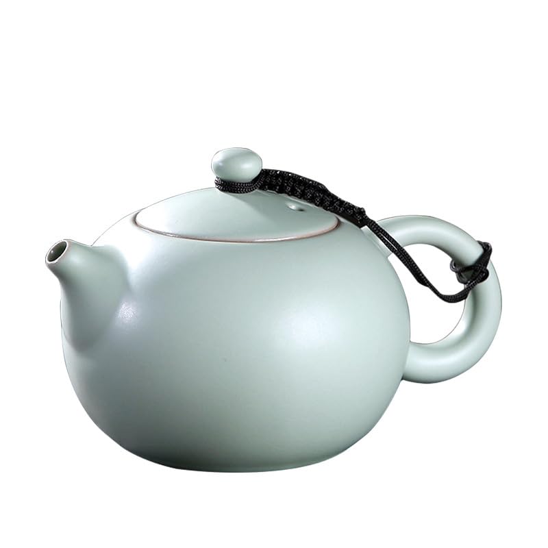 Amazon.com | 天青汝窑茶壶家用功夫茶具tea pots泡茶用品陶瓷泡茶单壶