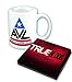 Produktbild True Blood Amercan vampire league Nue Kaffeetasse and Untersetzer Gift set