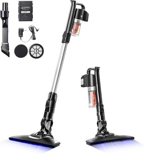Image of IRIS USA Cordless Stick Vacuum for Low-Profile Rugs and Hard Floors