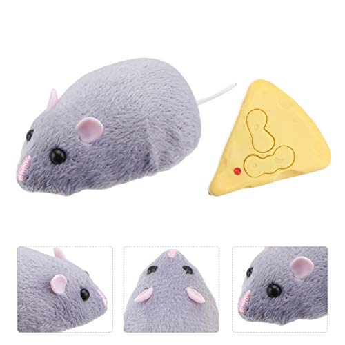 Balacoo – Brinquedo eletrônico para ratos com truques de queijo, brinquedos de perseguição, brinqued