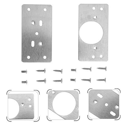 Kit de réparation pour charnière de porte arrachée et meuble abîmé