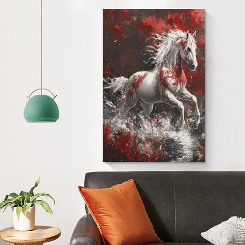 Lienzo cuadro de caballo alta nitidez para pinturas murales salon 4