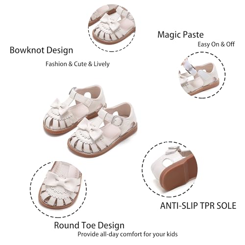 Image of Kiderence Toddler Girls Sandals Little Girls Kids Summer Shoes Toddler Sandals