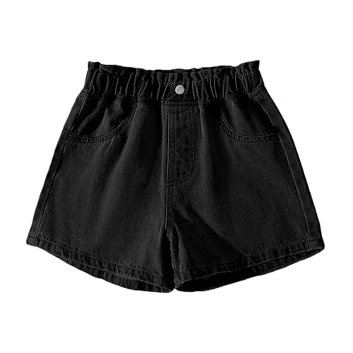 Shorts de mezclilla para niñas en paquete de dos unidades clásicas 6
