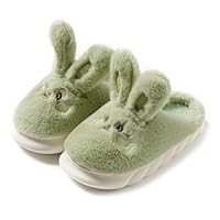 STAR FIRE Ultra Cosy Bunny Slippers for Adults & Kids, Plush Rabbit House Slippers with Non-Slip PVC Sole, Cute Animal Slippers for Women, Men, Ideal Easter Gift