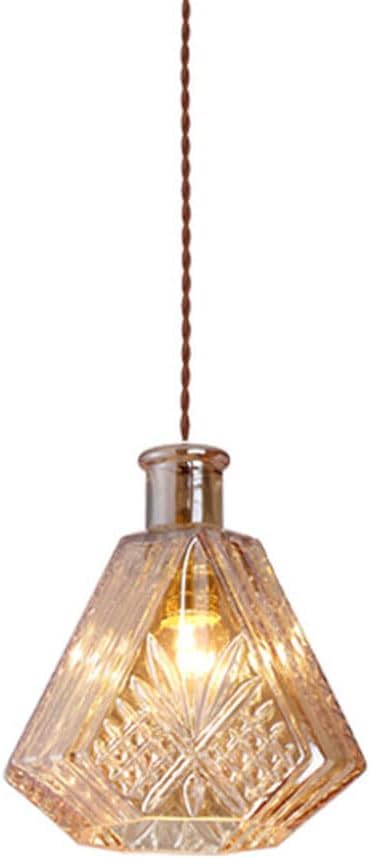 Lustre bouteille de vin en verre gravé style vintage pour un intérieur raffiné