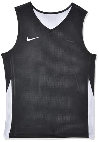 NIKE Team Basketball Reversible Jersey 20 Camiseta, Negro, X-Large Unisex niños