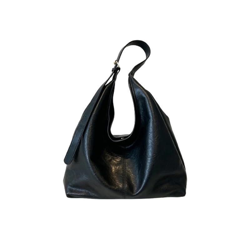 Bolsos de cuero negro perfectos para la moda diaria de las damas