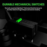 Razer DeathAdder Essential (2021) - Kabelgebundene Gaming-Maus mit Optischem Sensor mit 6400 DPI (5 programmierbare Tasten, Ergonomischer Formfaktor, 10 Millionen Klicks Lebensdauer) Weiß – Ansicht 6