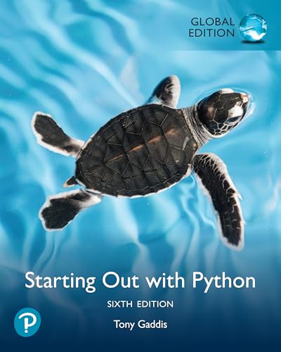 Starting Out with Python, Global Edition